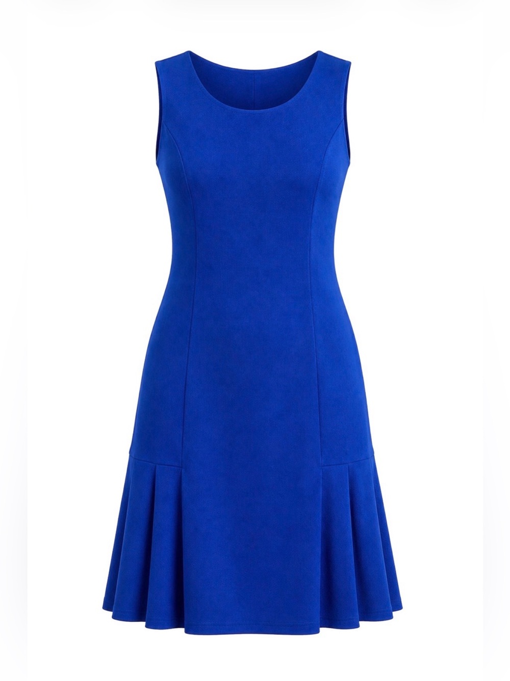 Sleeveless Mini Dress in Royal Blue - size Medium